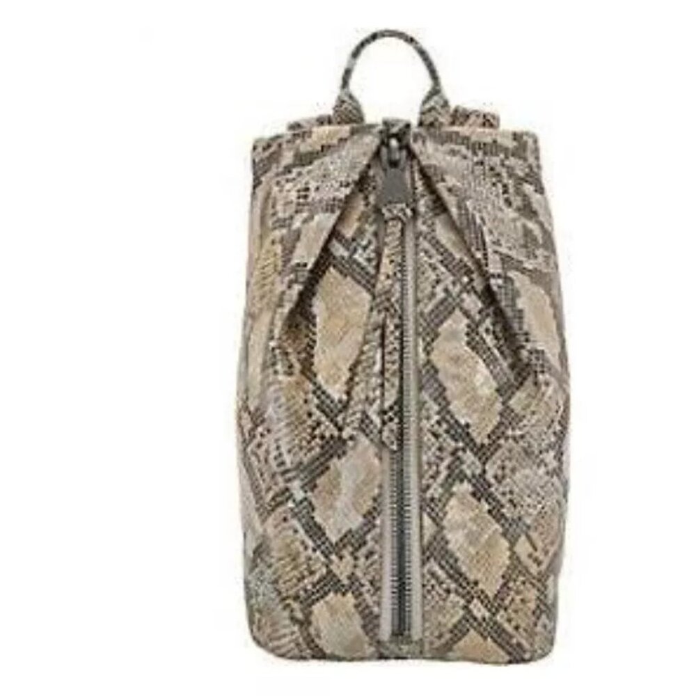 AIMEE KESTENBERG Tamitha Leather Bag Backpack Golden Python